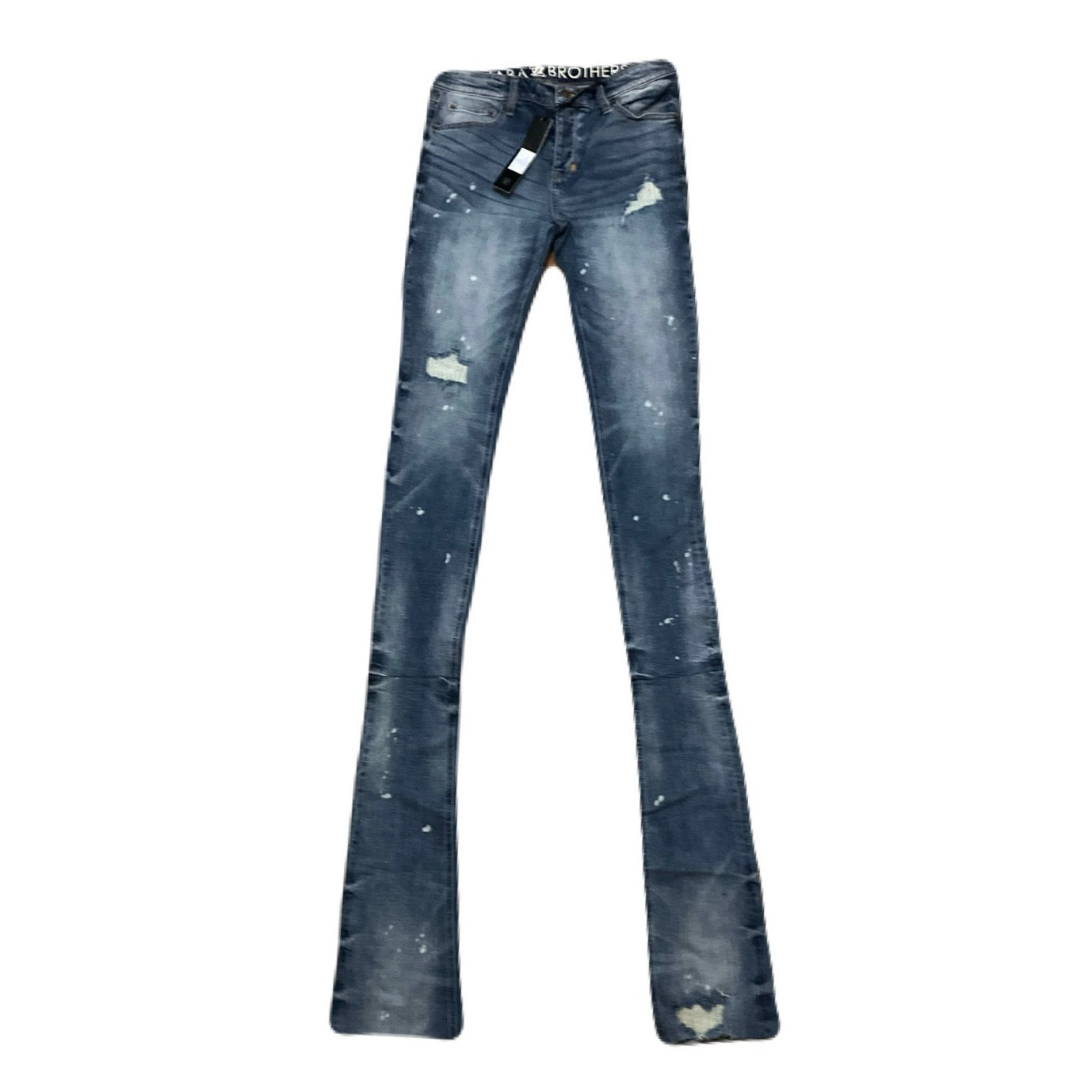 Shabaz Brothers Ibiza SBC110 Light Indigo Superstack Jean’s Size 34