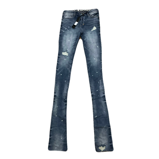 Shabaz Brothers Ibiza SBC110 Light Indigo Superstack Jean’s Size 34
