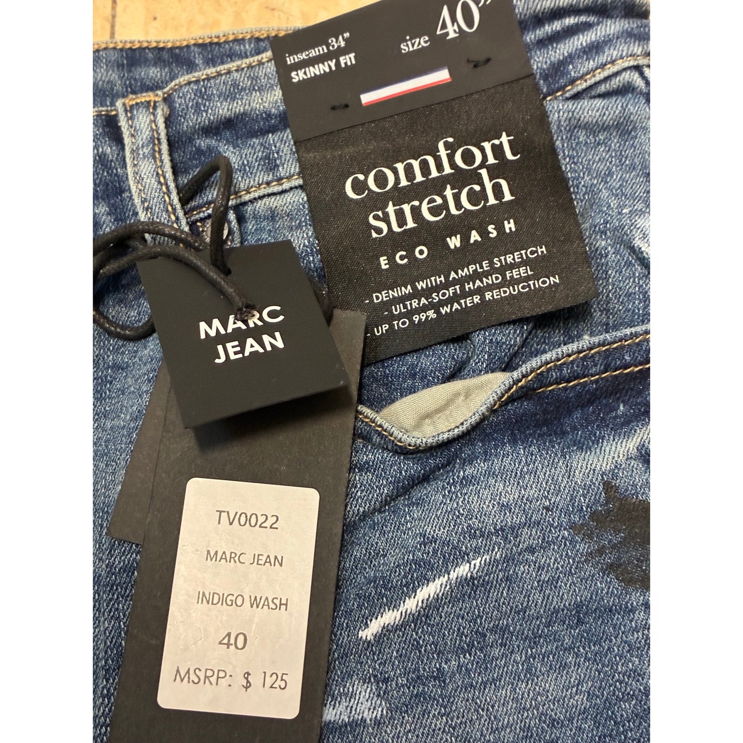 Si Tu Veux Marc Jean Indigo Wash TV0022 Size 40