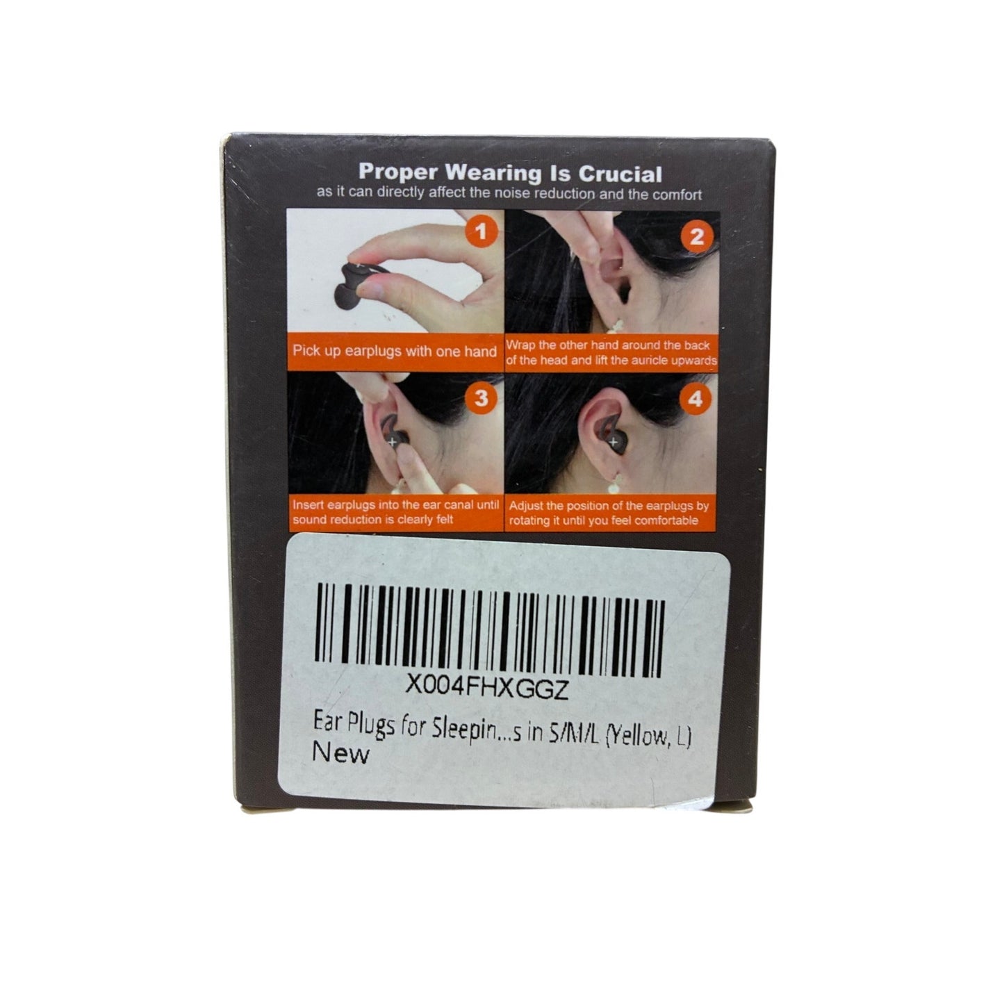 EarPlugs For Sleeping In S/M/L Yellow