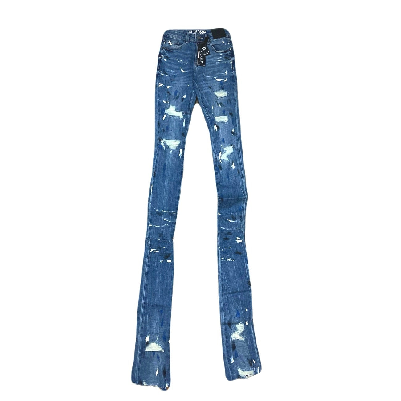 Si Tu Veux Marc Jean Indigo Wash Size 28