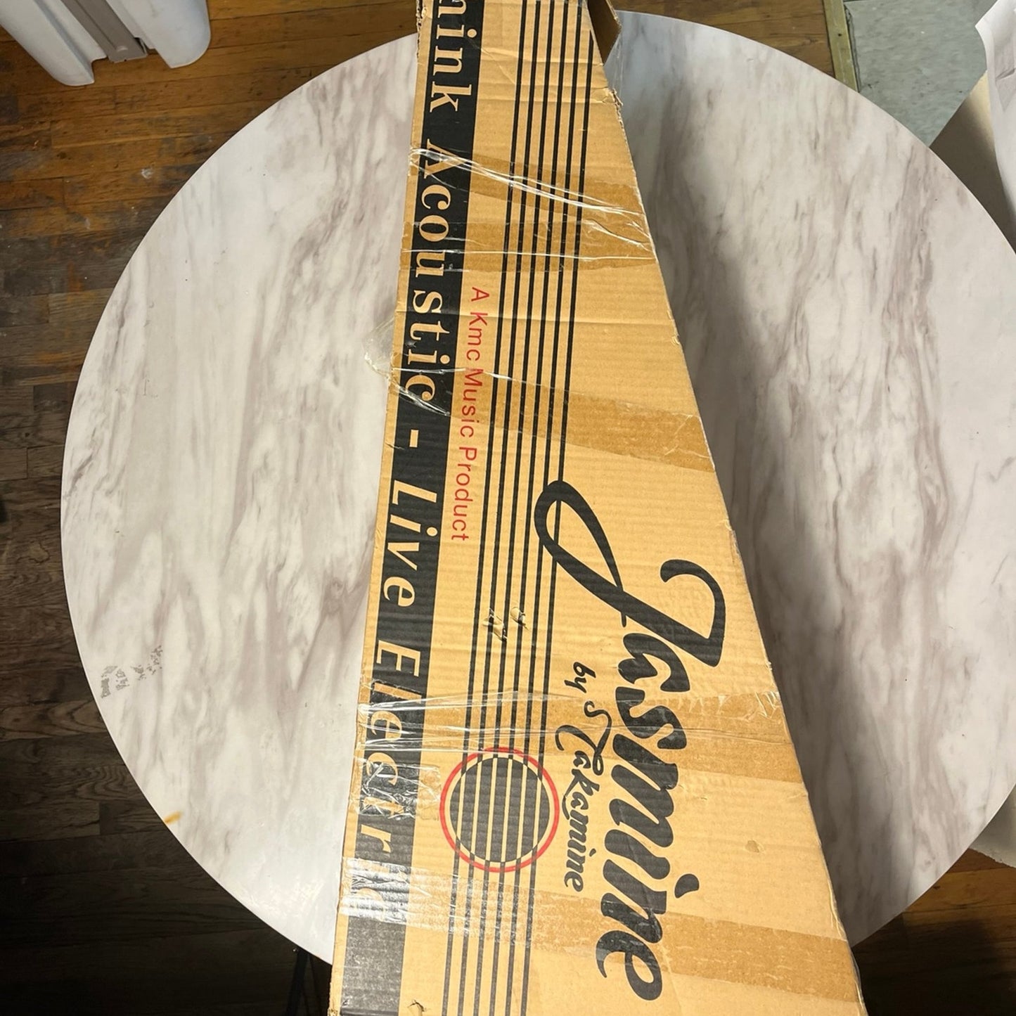Jasmine S35 Dreadnought Acoustic Guitar, Satin Natural Finish