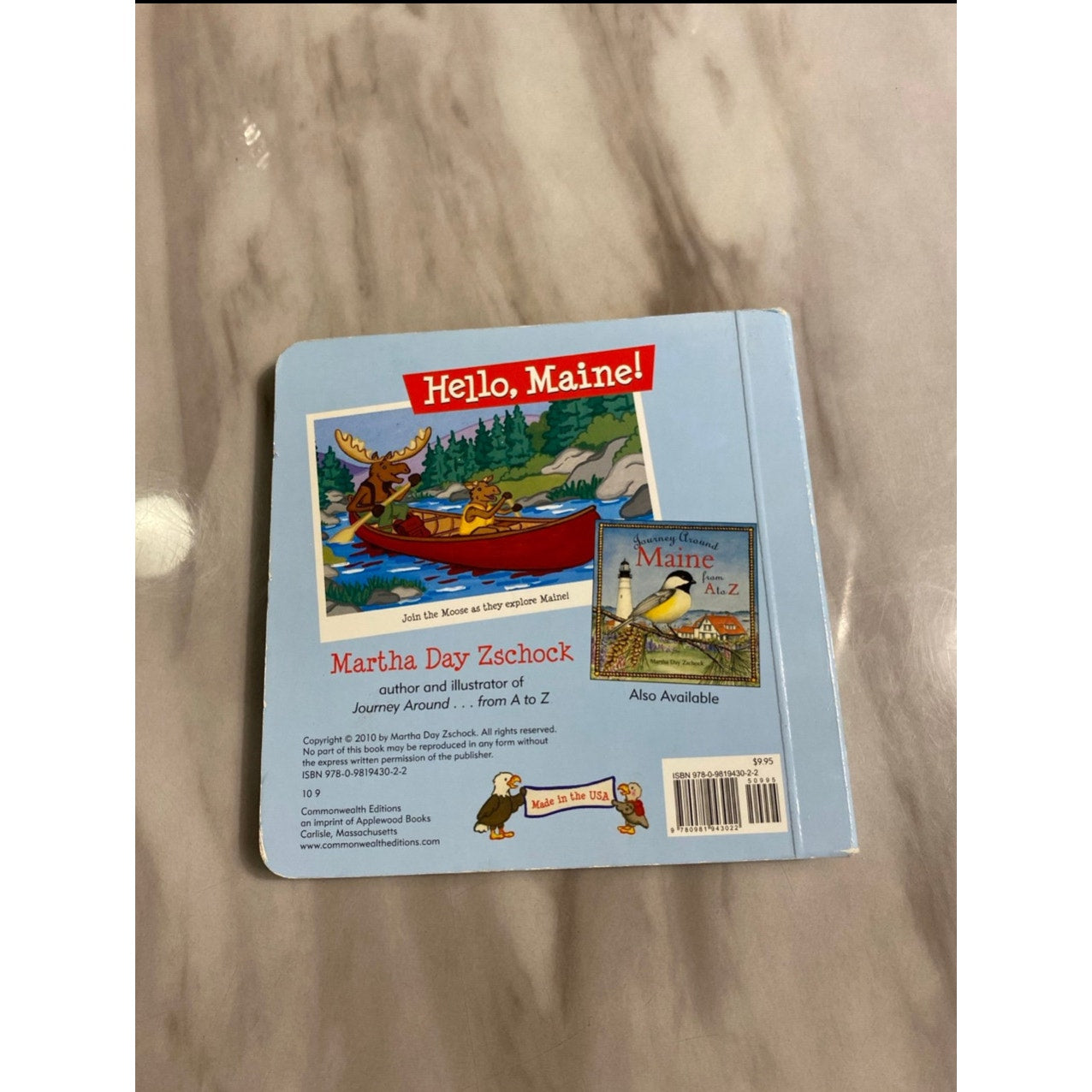 Hello maine Hardcover Book