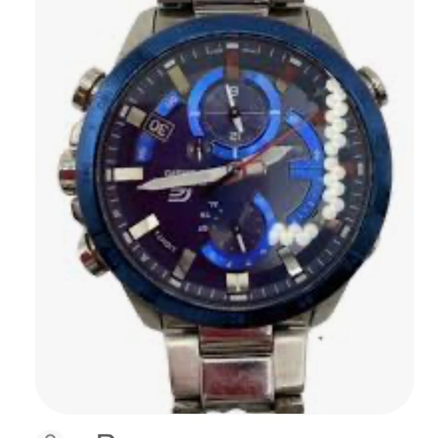 Casio Edifice Analog Blue Dial Men's Watch
