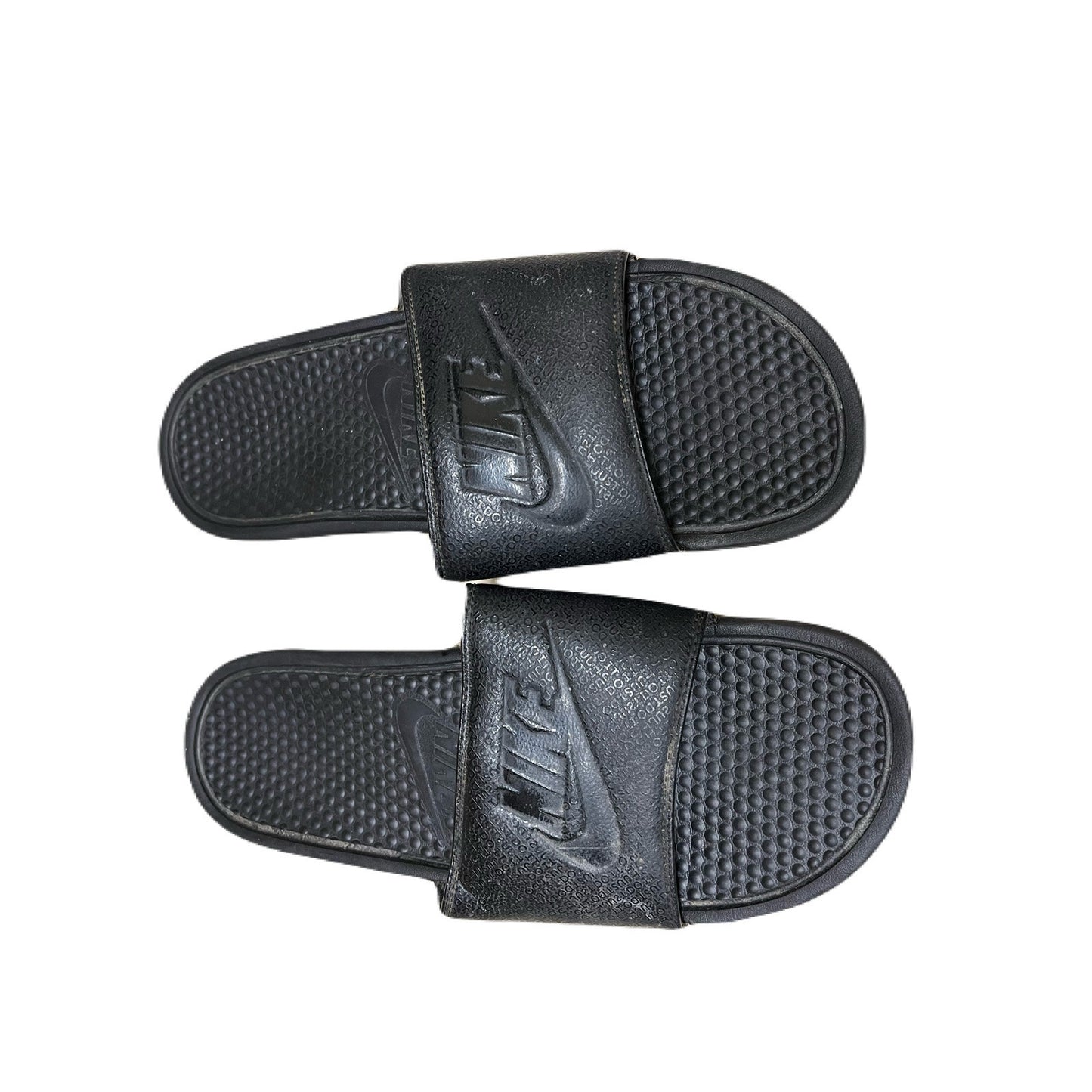 Nike Black Slippers Size 11