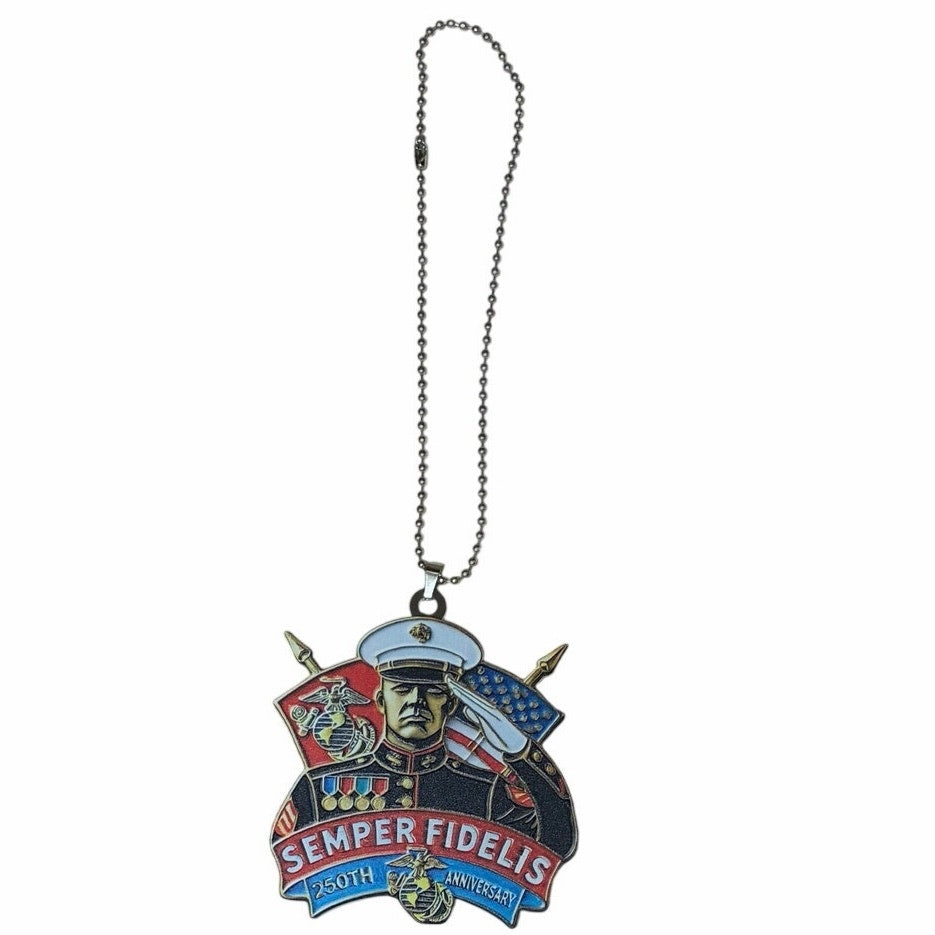 Semper Fidelis 250Th Anniversary
Keychain 3” X 3”