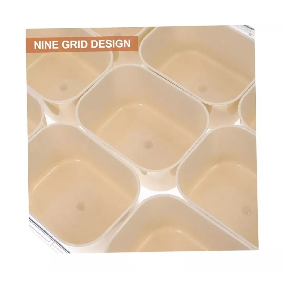Divided Serving Tray with Lid and Handle Snackle Snack Box Charcuterie Container