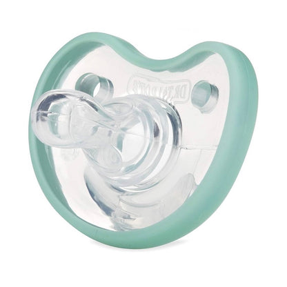 Dr. Talbot's Soft-Flex Orthodontic Pacifiers 0-6 Months, Aqua/White, 2 Pack