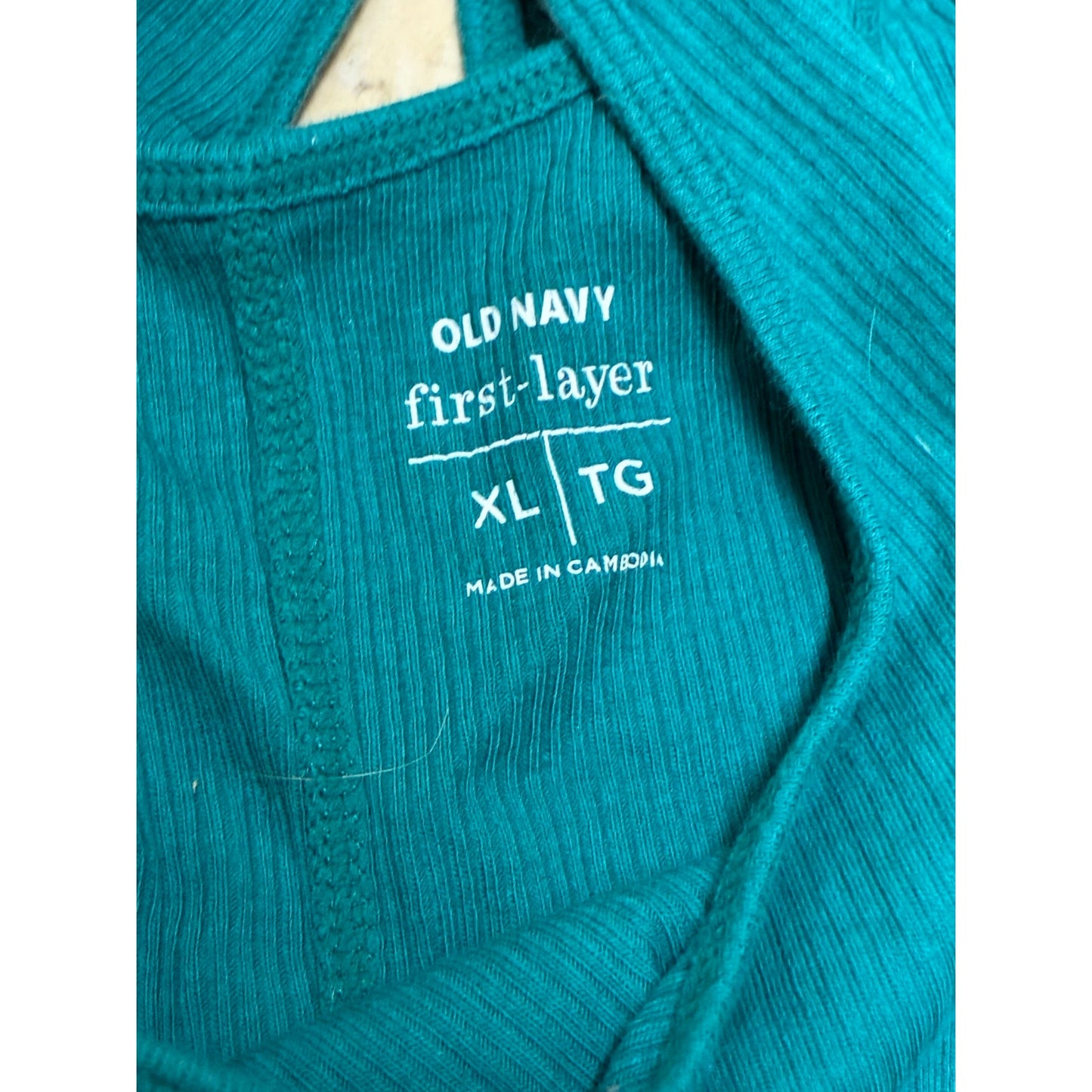 Old Nave Green Women’s Tank Top Size XL/TG