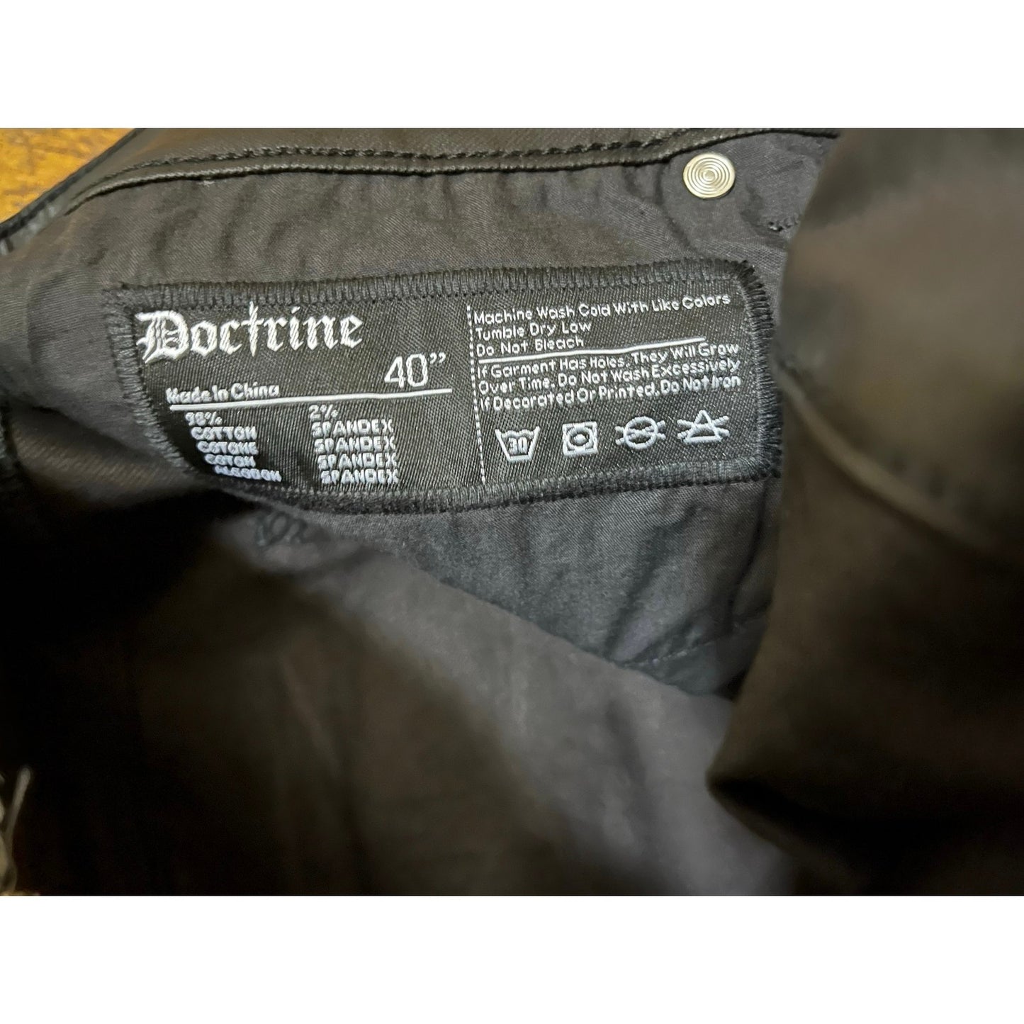 Doctrine Classic Wax Black Wax Superstack Size 40