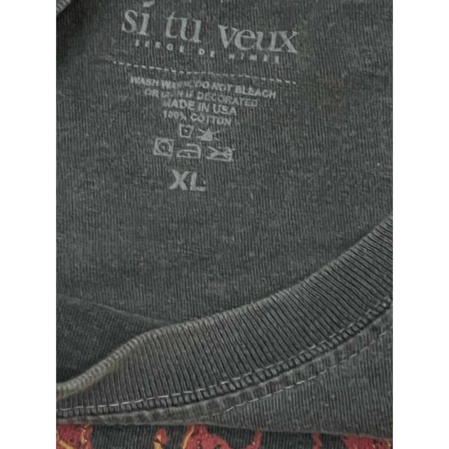 Si Tu Veux Grey Men’s T-Shirt Size XL