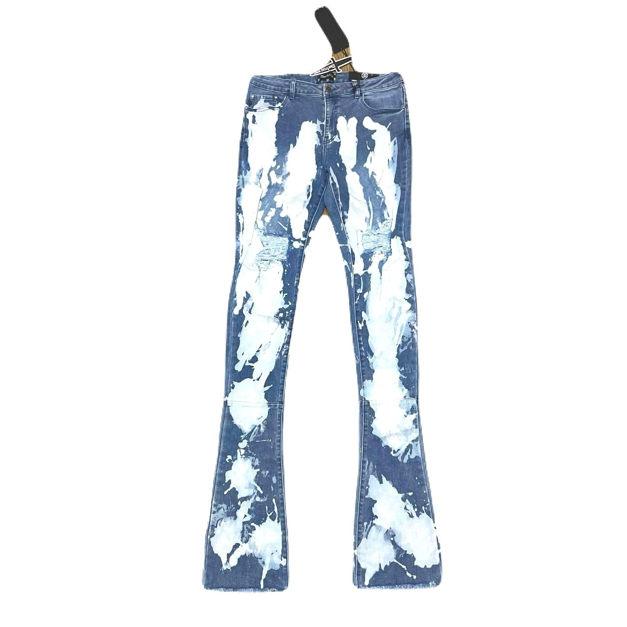 Doctrine Hendrix Stacked Indigo Wash Size 36 New