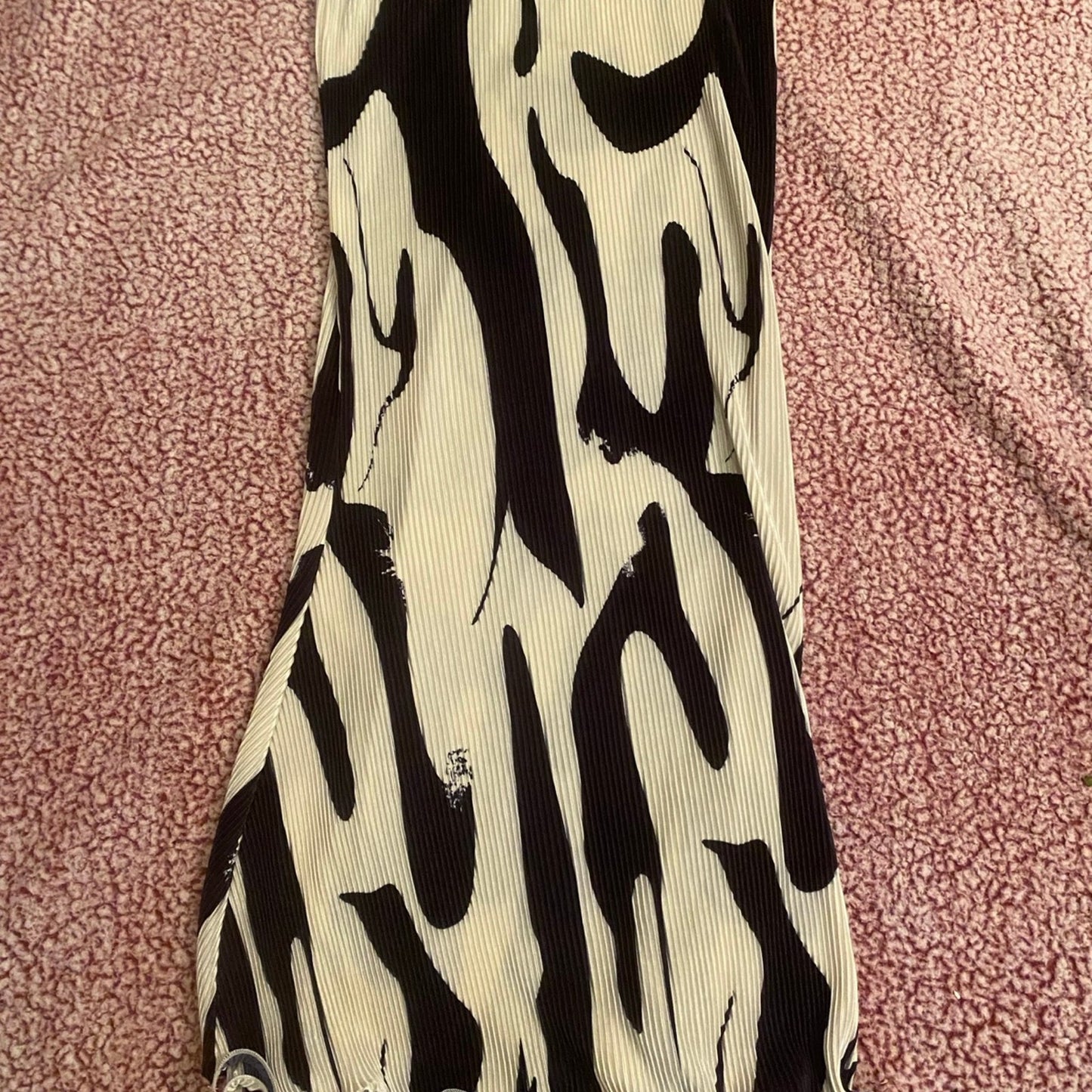 Black and white skirt