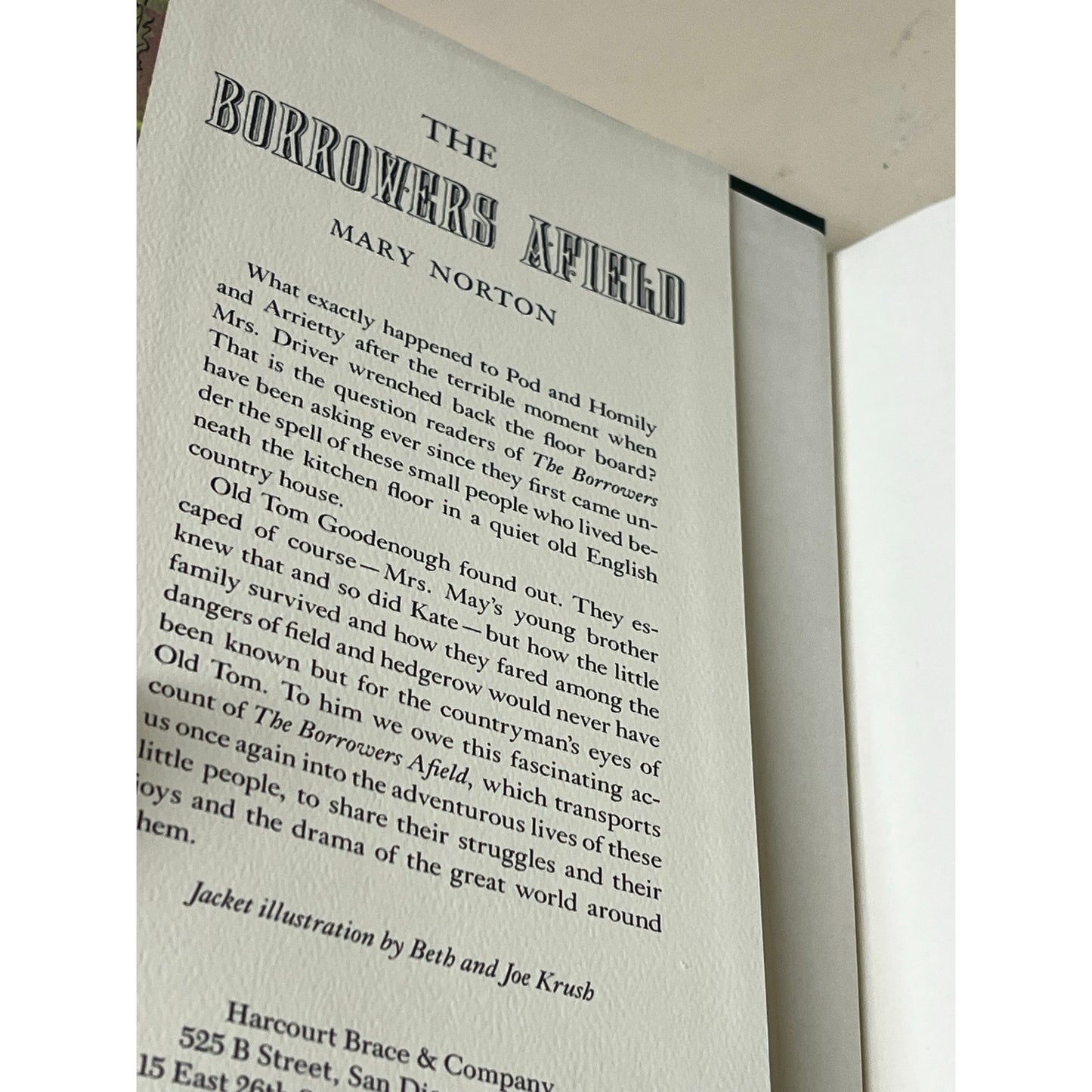 The Borrowers Afield . Book 2 Of 5 Mary Norton