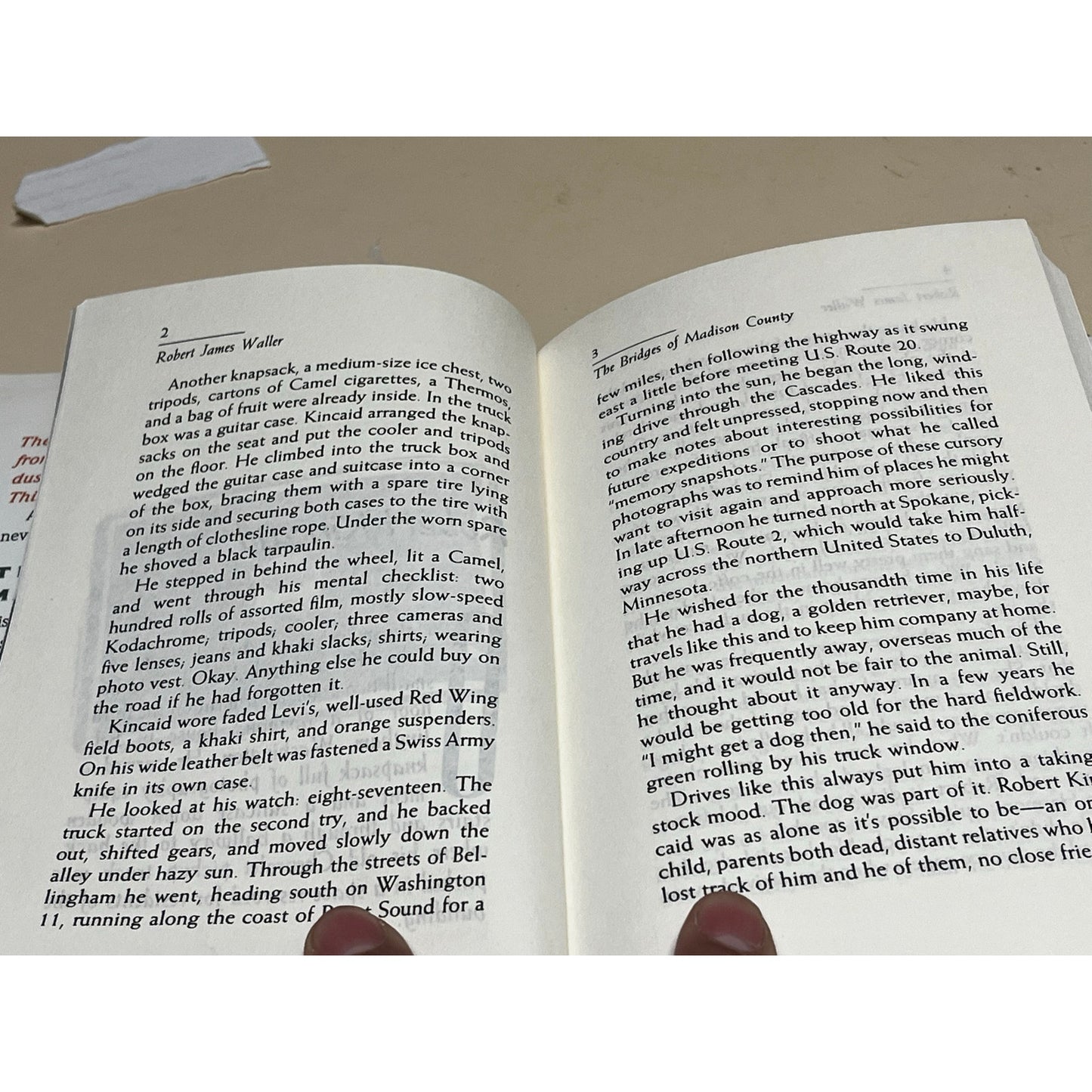 THE BRIDGES OF MADISON COUNTY HardCover Book