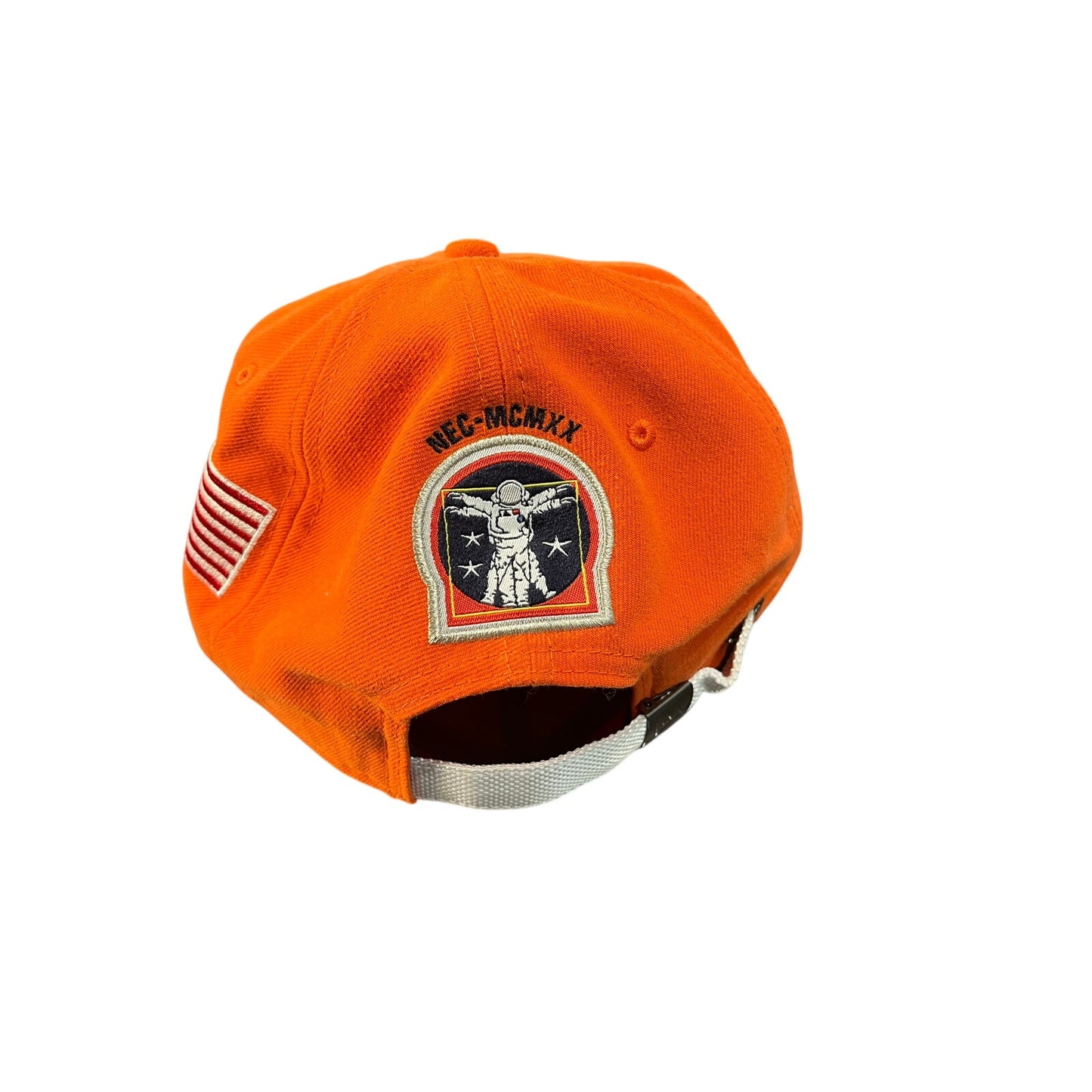 New Era Hat SnapBack Orange & White Houston Nec-Mcmxx