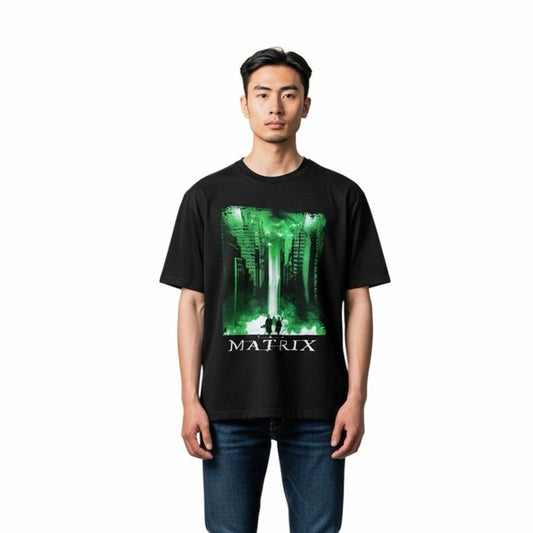 Old Navy Black The Matrix T-Shirt Size Small