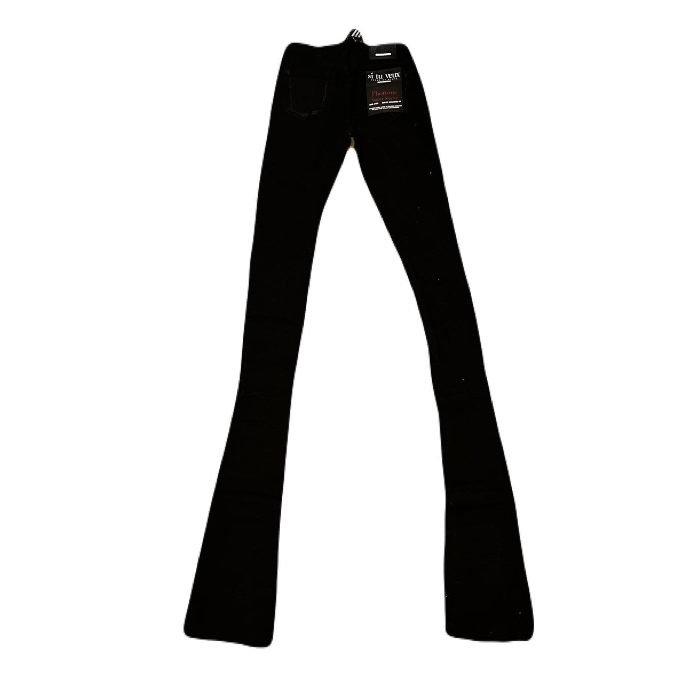Si Tu Veux Brutini 23 Jean Jet Black Size 38