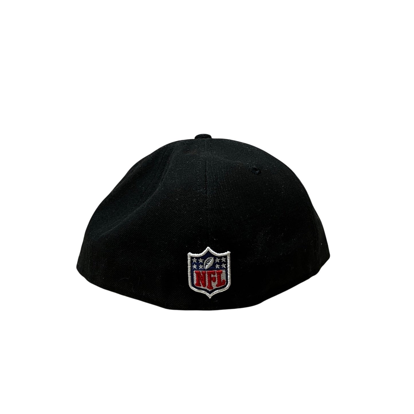 New Era Black Steelers Hat Size 7 1/4