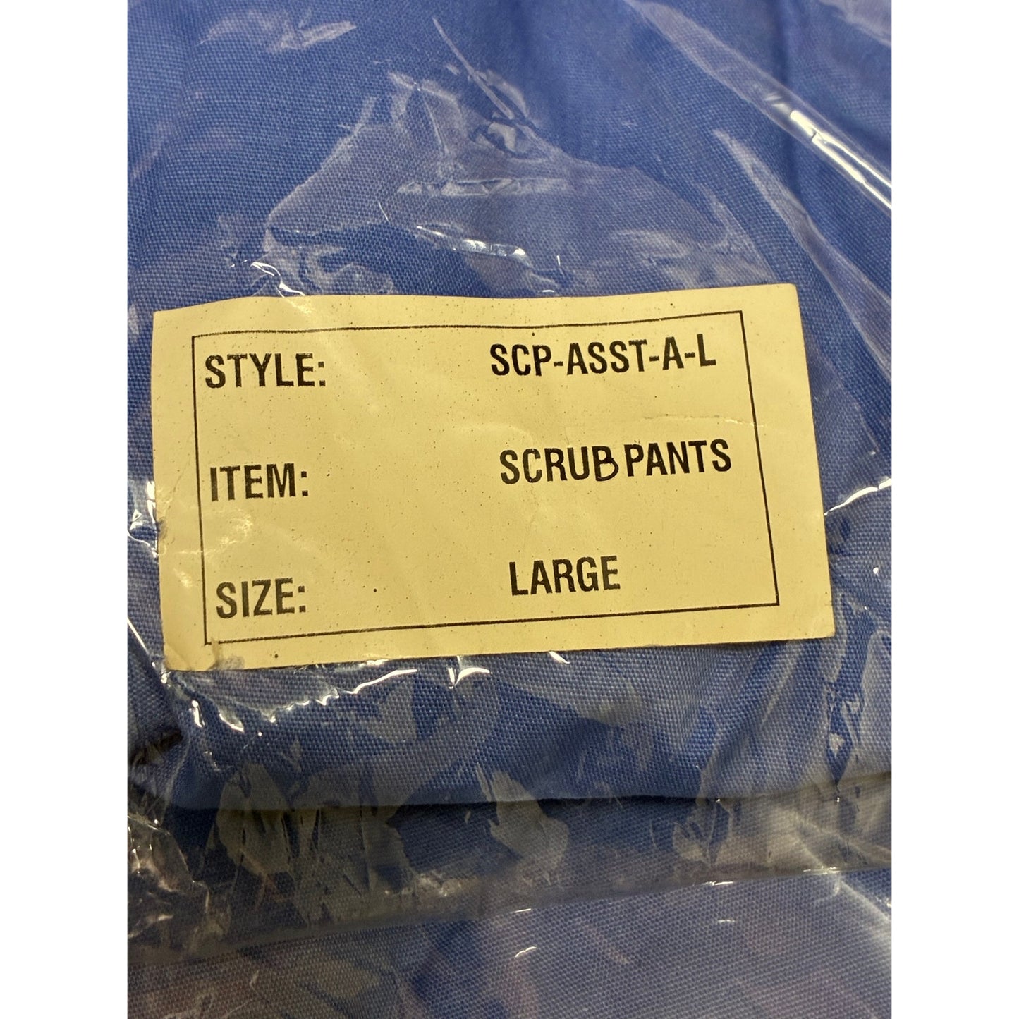 Captan Blue Scrub Pants Size Large New