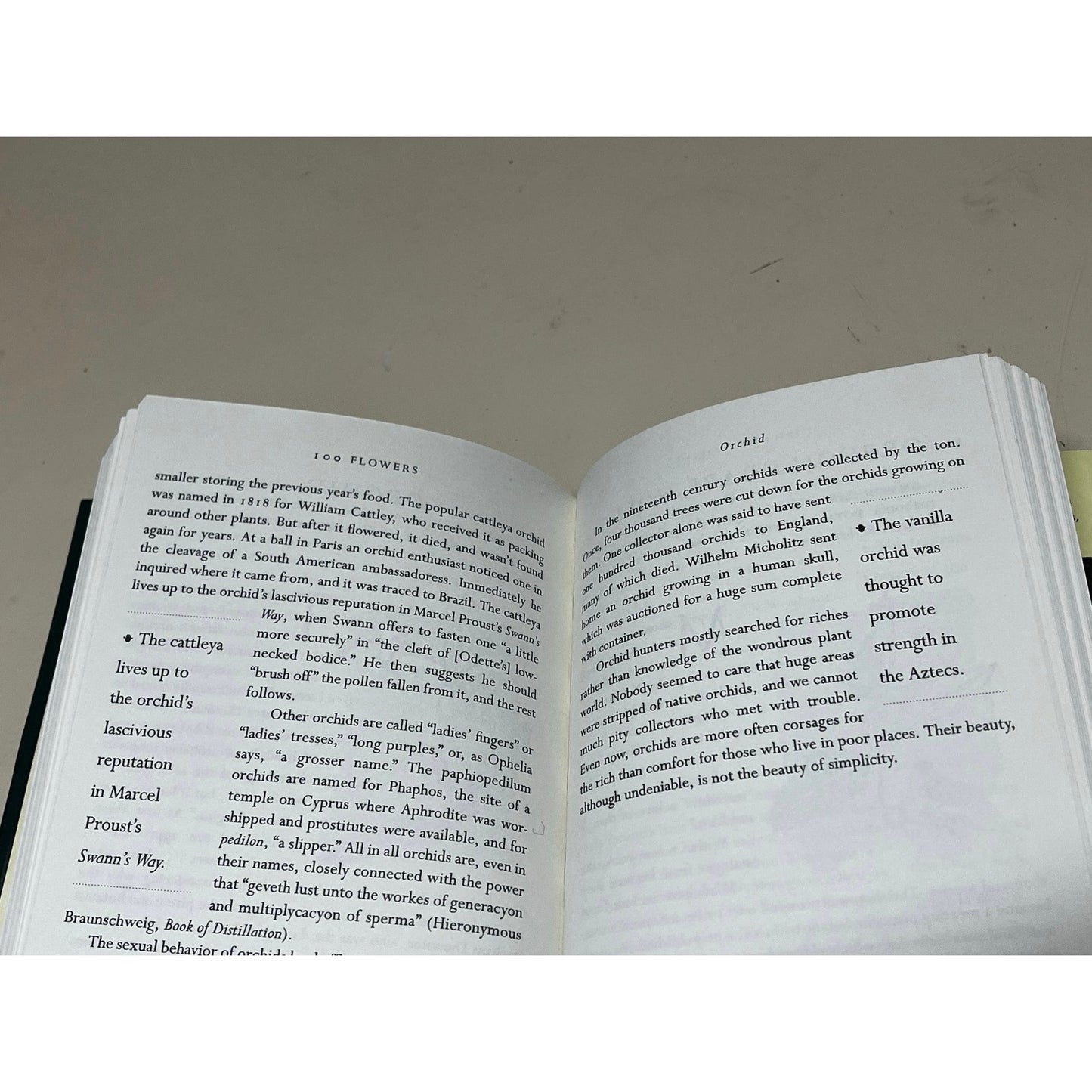 100 Flowers and How They Got Their Names Hardcover Book