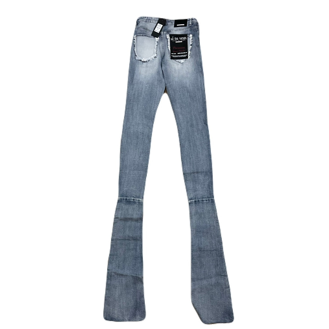 Si Tu Veux Brutini’23 Jeans Indigo Wash Mens Superstack Size 30