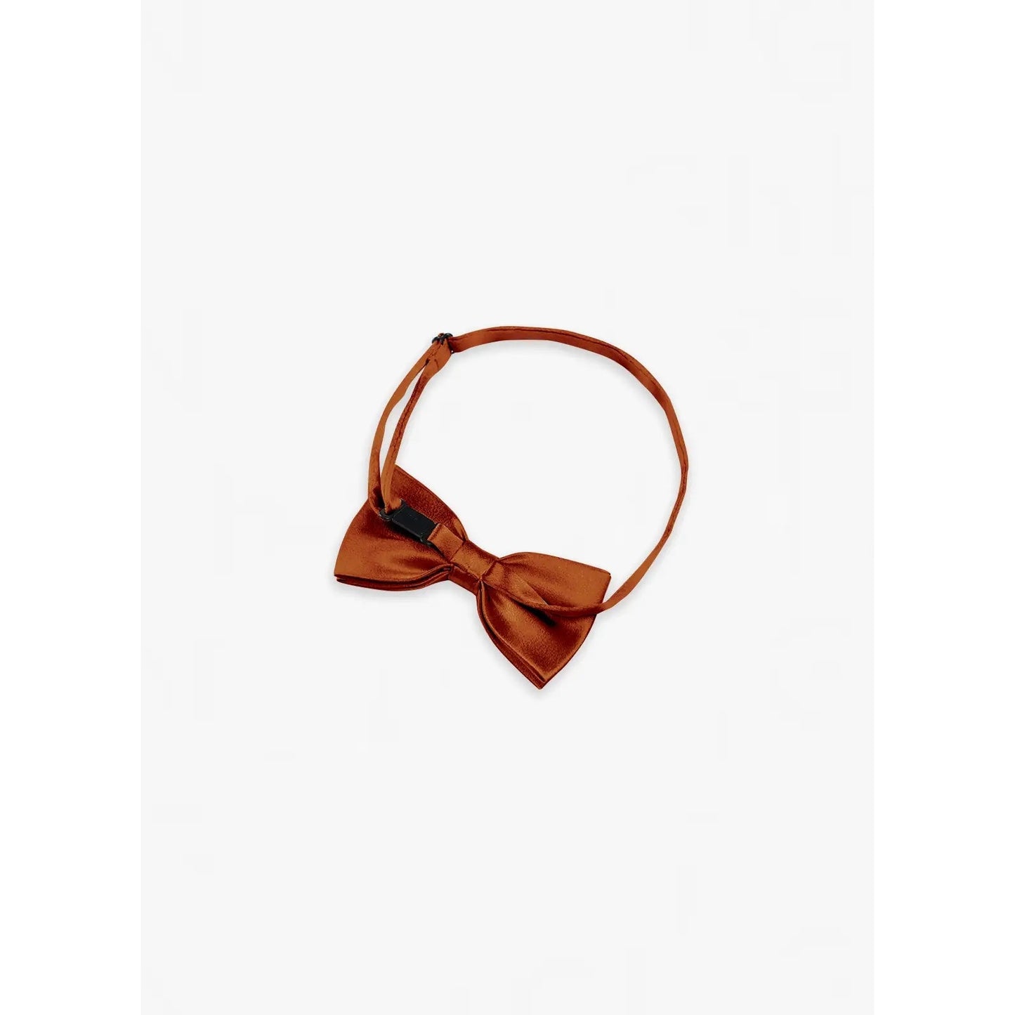 Adjustable Metallic Satin Pre-Tied Bow Tie