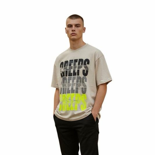 Creeps Tan Men’s T-Shirts Size Large