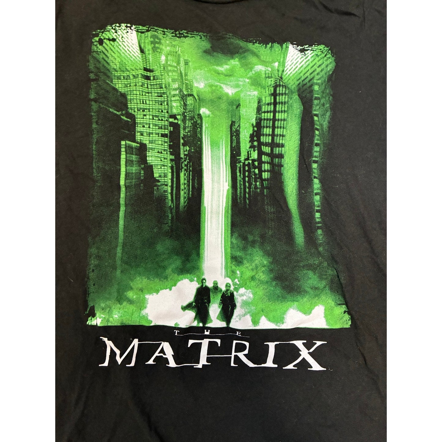 Old Navy Black The Matrix T-Shirt Size Small