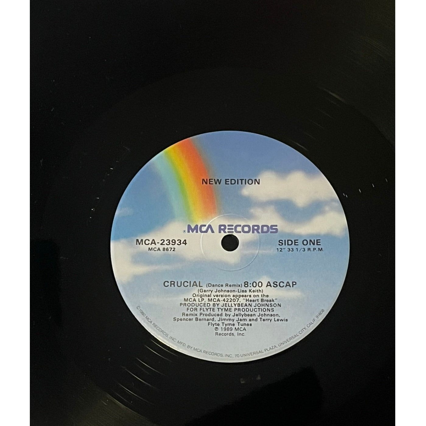 New Edition - Crucial - MCA Records - MCA-23934