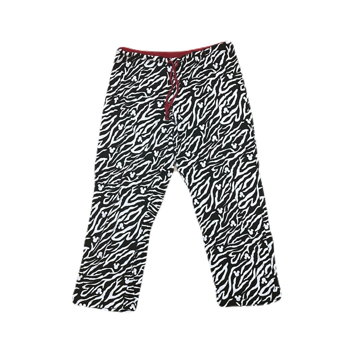 Disney zebra Mickey Mouse sleepwear Kids Size 12/14