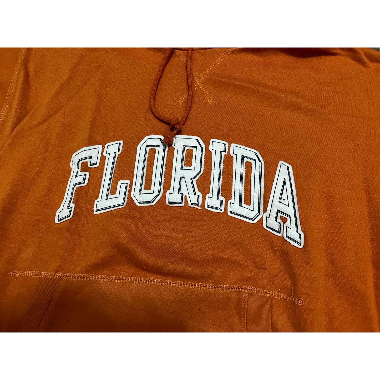 Salt Creek Inc Men’s Florida Orange Hoodie Size Large