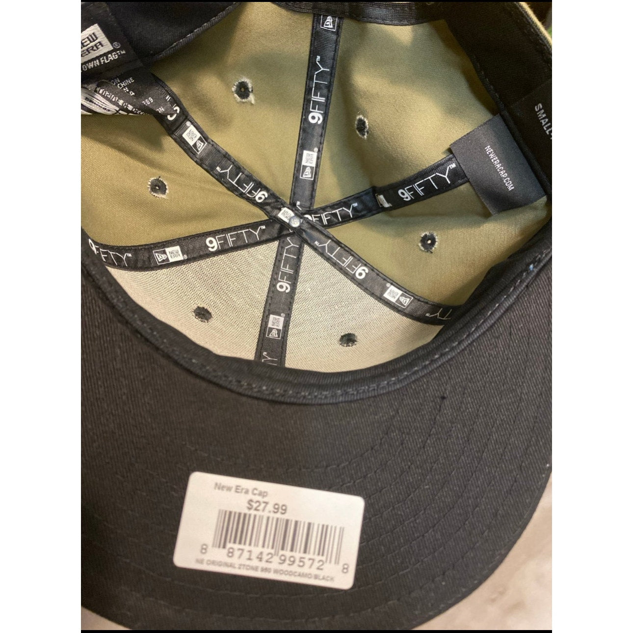 SnapBack New Era Hat Army & Black