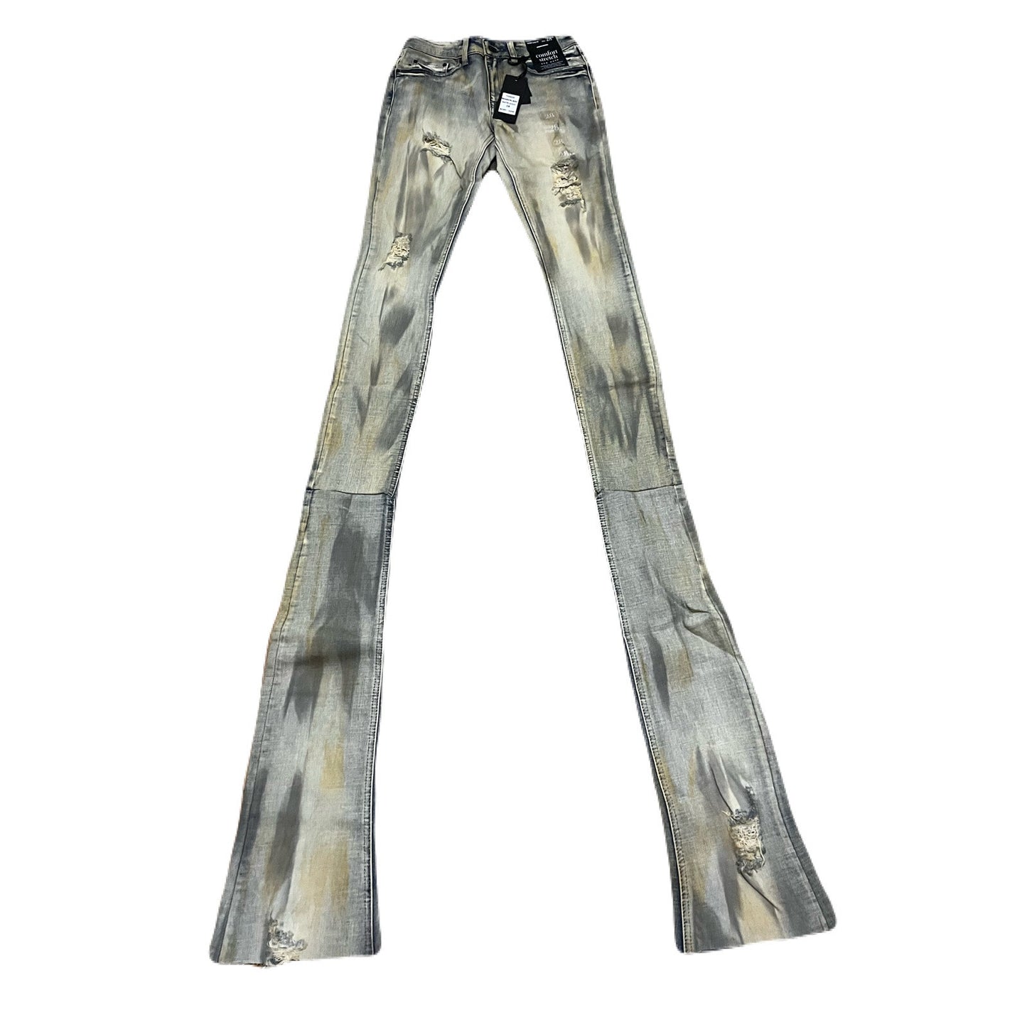 Si Tu Veux Brandon Jean’s Matte Gold Size 34 New