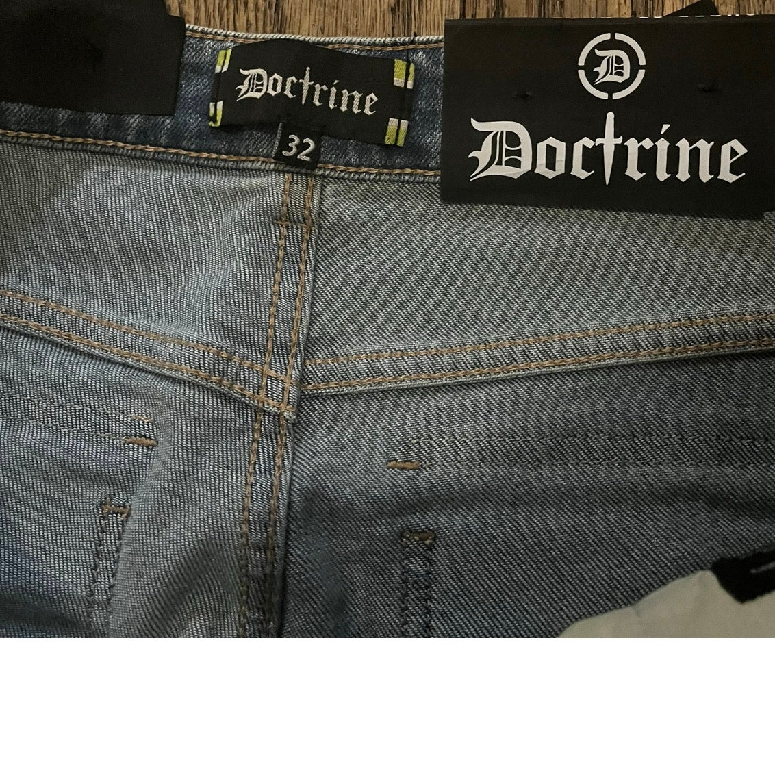 Doctrine Men’s Superstack Blue Jean’s Size 32