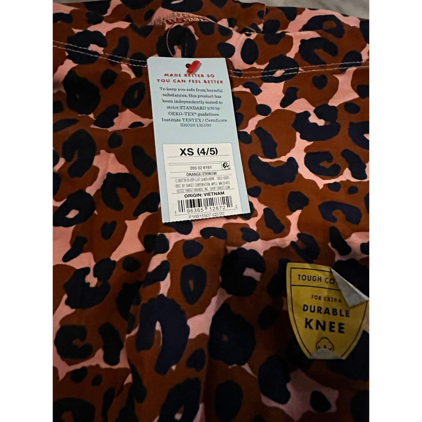 Cat & Jack Girls Leopard Animal Print Leggings Pants Size 4/5