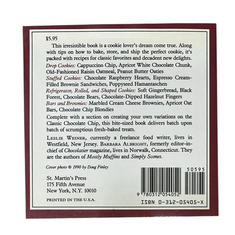 COMPLETELY COOK Cookbook Leslie Weiner & Barbara Albright Quick & EZ 50 Cookies