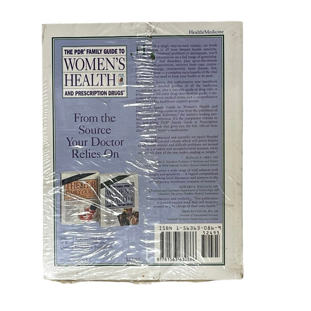 The Pdr Family Guide to Women's Health and Prescription Drugs (PHYSICIAN'S DESK REFERENCE FAMILY GUIDE TO WOMEN'S HEALTH AND PRESCRIPTION DRUGS)