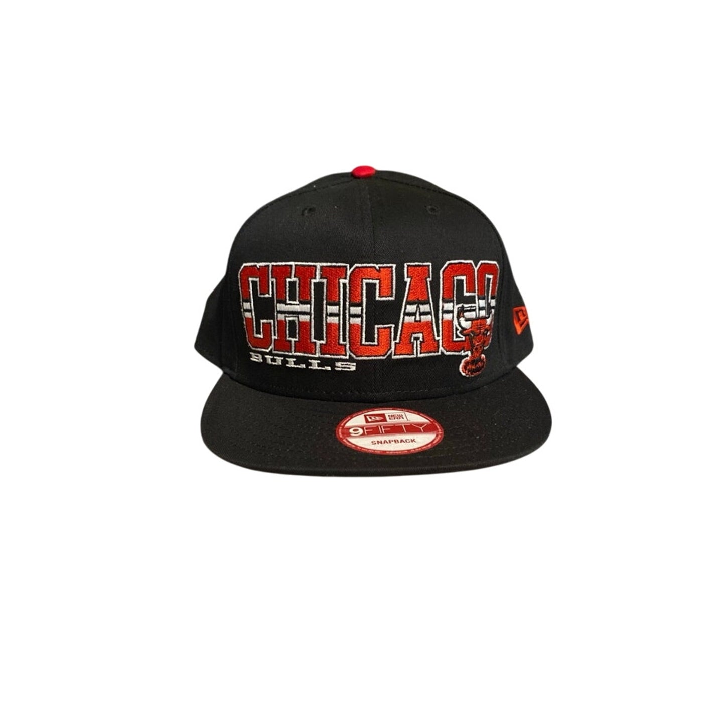 Chicago New Era Hat SnapBack Black & Red