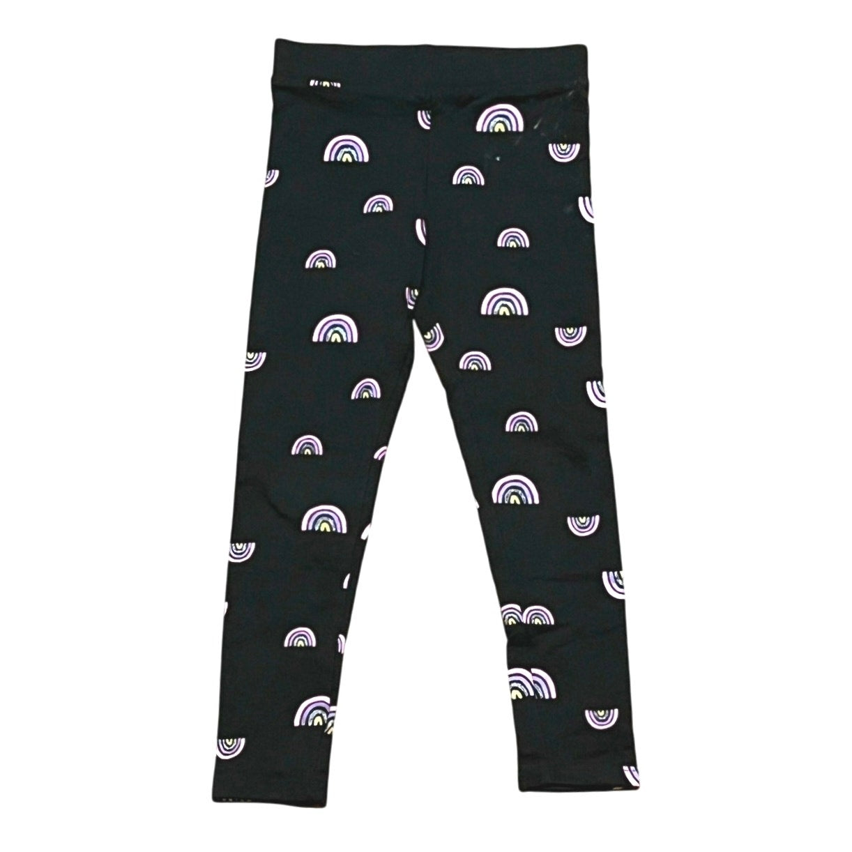 H & M kids Leggings With Rainbow On Them Size 5T