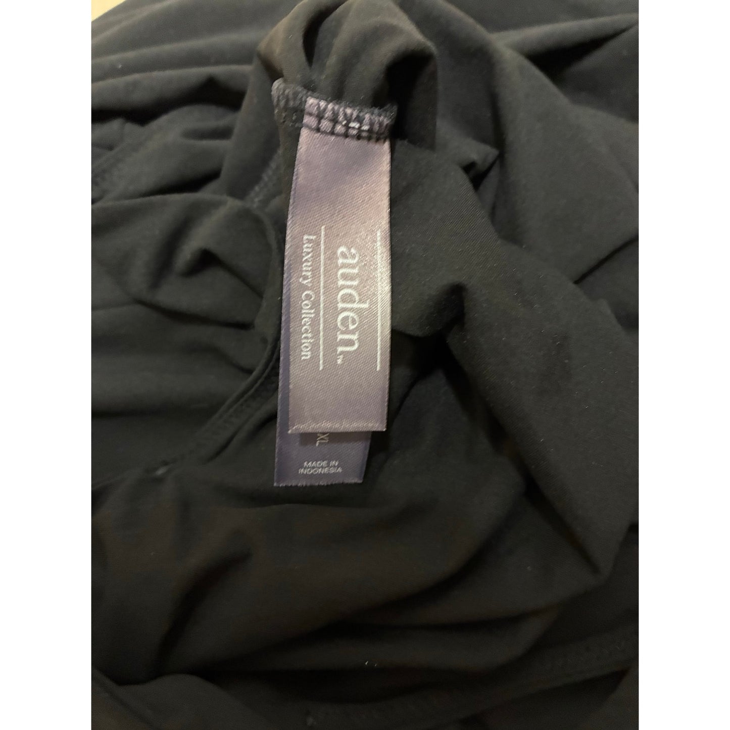 Women's Luxury Collection Luxe Stretch Long Sleeve Bodysuit - Auden Black XL