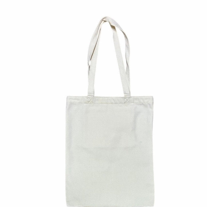 cotton tote bag featuring a colorful graphic