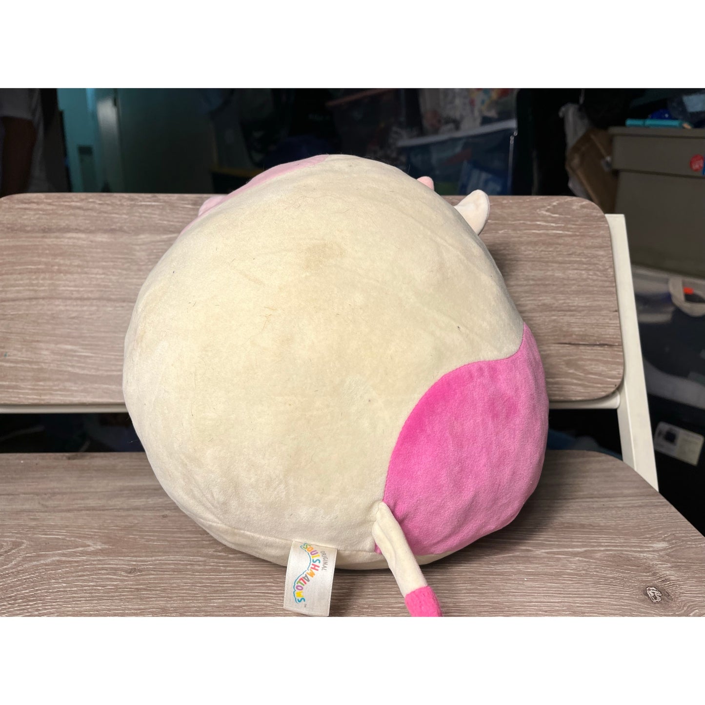 Squishmallows 10” X 10”  Caedyn the Pink Cow Stuff Animal Toy