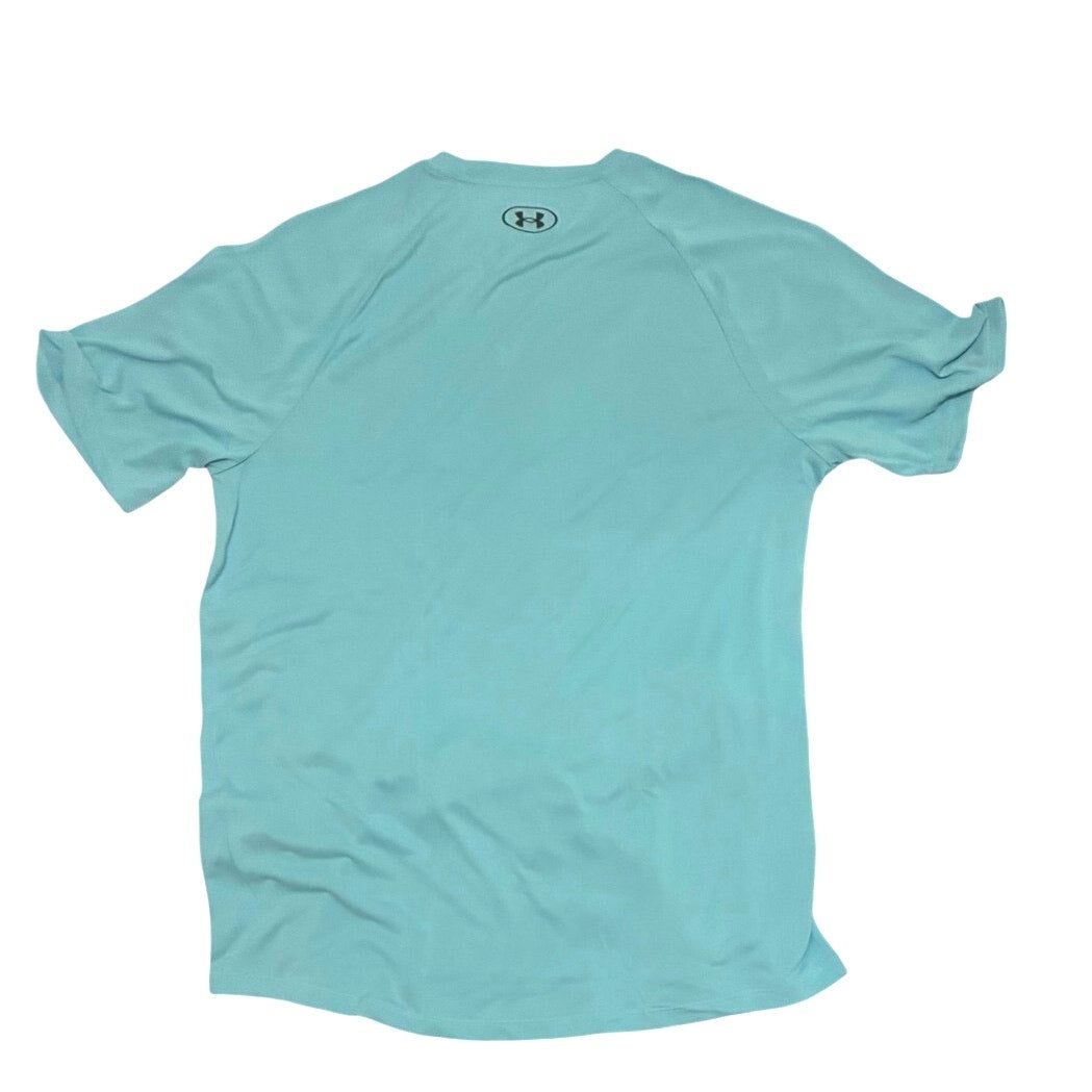 Under Armour Blue Tech Textured Short Sleeve Shirt