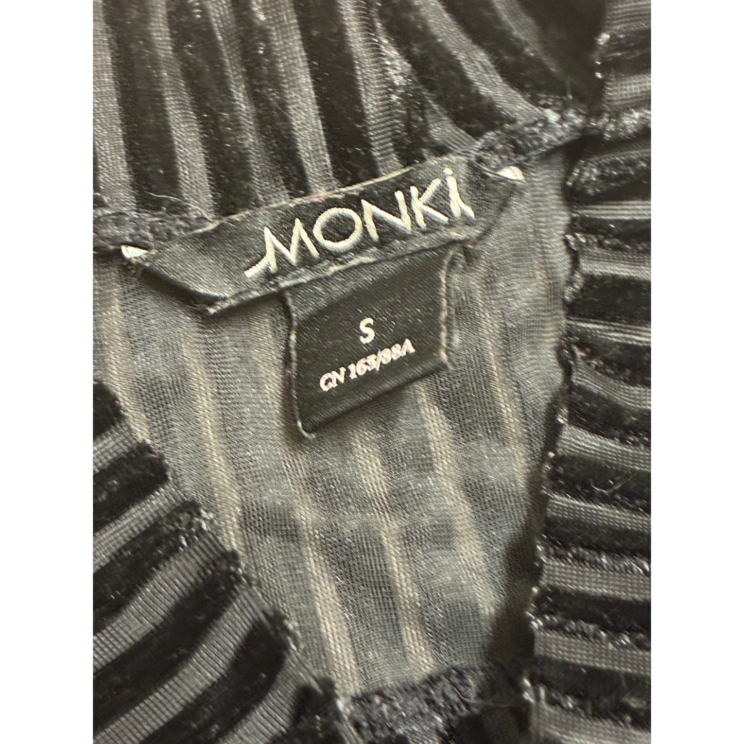 Monki Black Women’s Long Sleeve Size Small