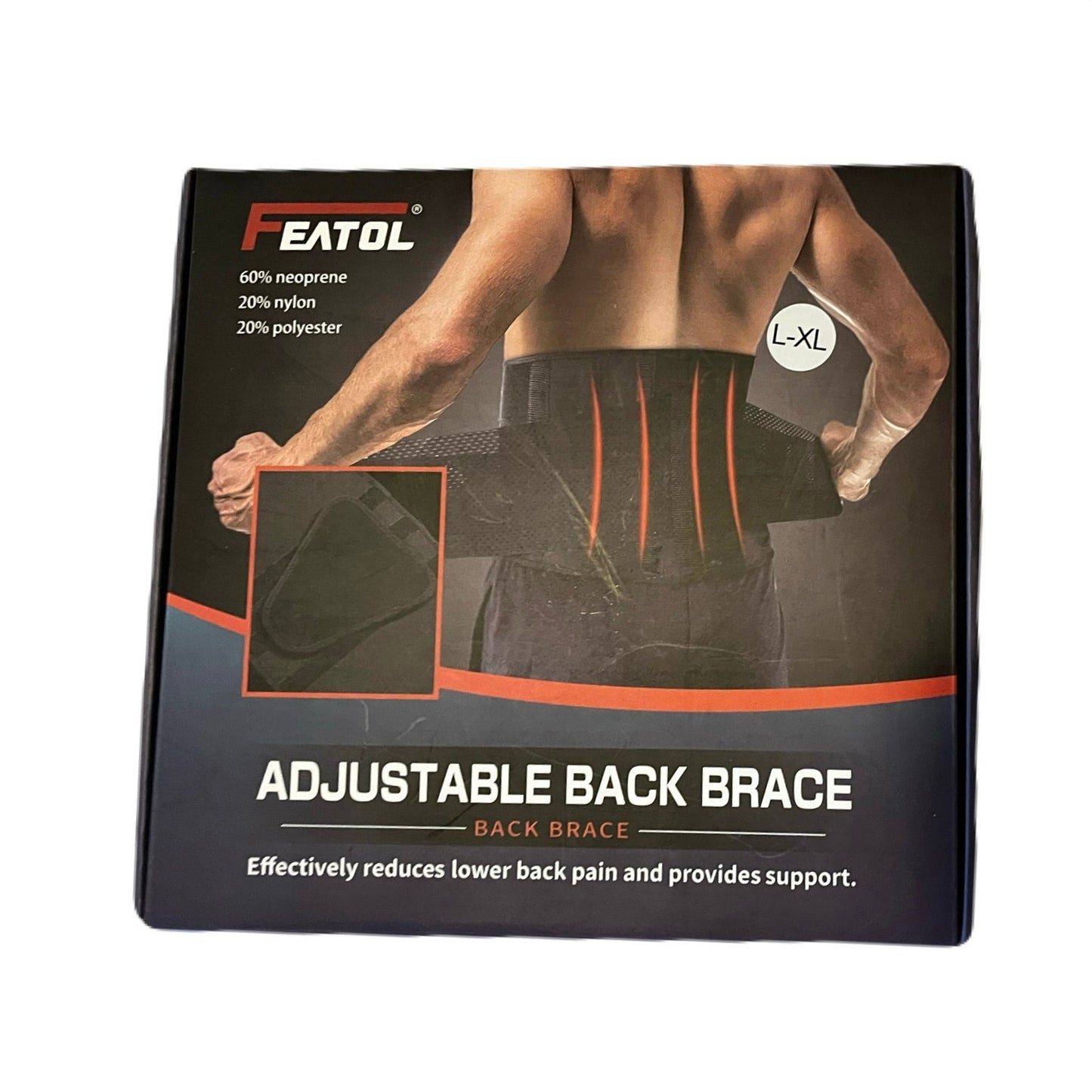 Adjustable Back Brace Brand New