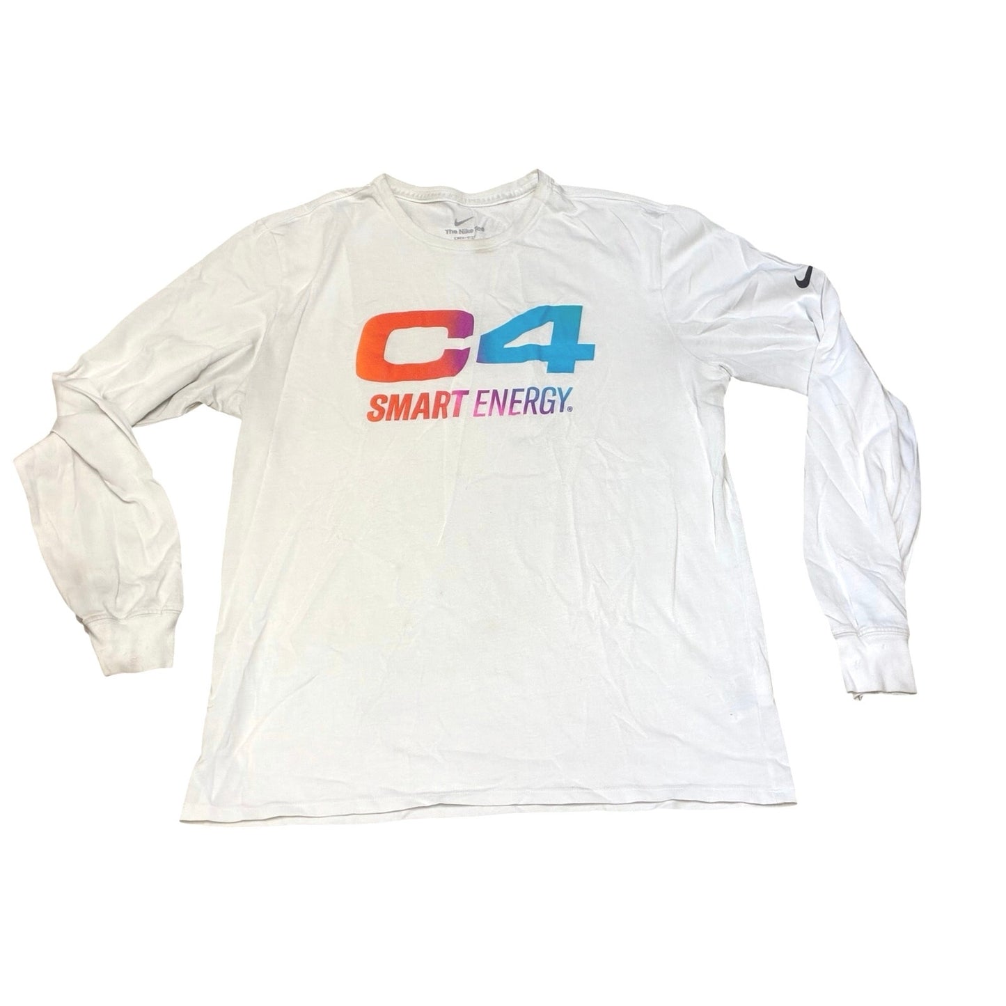 The Nike Tree C4 Smart Energy White Men’s T-Shirt Size Large
