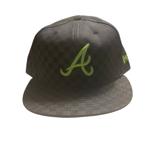 New Era Hat 7 5/8 Black & Green As