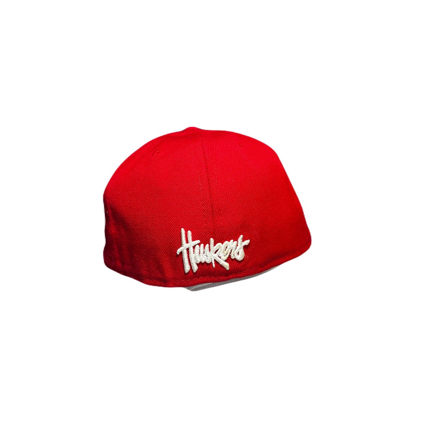 New Era Hat Red With A N On The Front Size 7 1/4