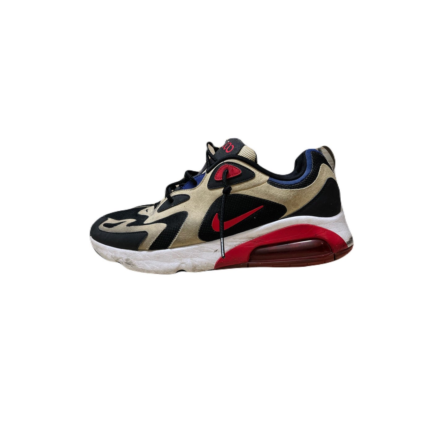 Nike Air Max 200
Team Gold University Red Black Size 11 Missing The Insole
